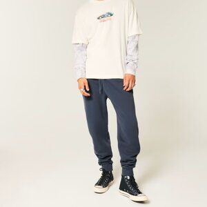 Hollister Relaxed Rib Joggers man size M